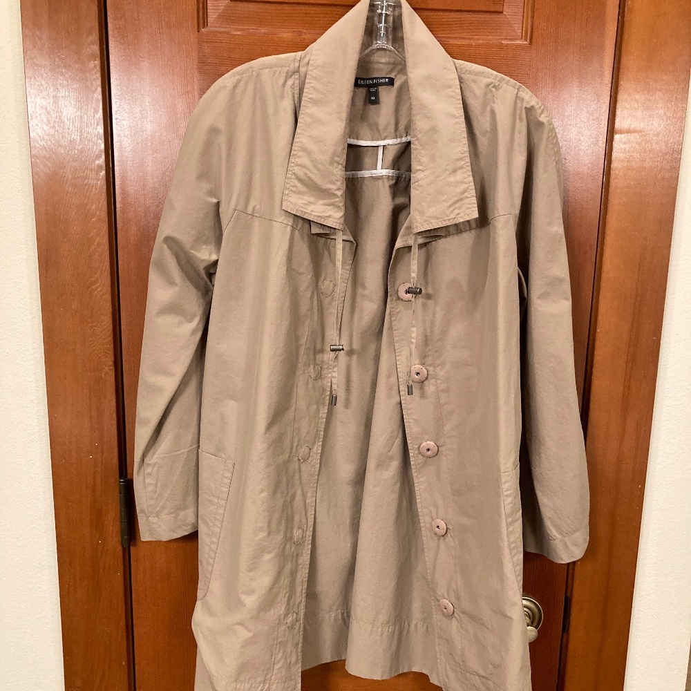 Eileen Fisher Classic trench coat